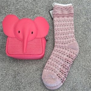 Pink Bath & Body Elephant Bag 6" x 6"x 2-1/2"